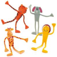 Bendy Jungle Animals (Pack of 4)