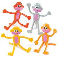 Bendy Monkeys (Pack of 4)