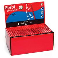 Berol Black Handwriting Pens - Pack of 200 (Pack of 200)