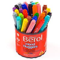 berol hand huggers colouring pens tub of 36