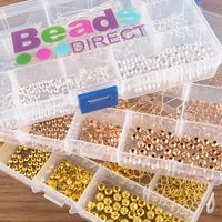 Beads Direct Findings Collection in Silver, Gold and Rose Gold - Over 1200 Pieces 347091