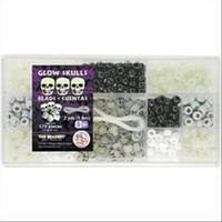 Bead Box Kit 579 Beads - Glow Skulls 261703