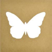Beyond The Page MDF Butterfly Silhouette Wall Art Frame 344731