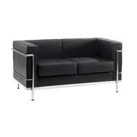 Belmont 2 Seater Leather Reception Sofa