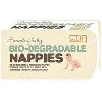 beaming baby biodegradable nappies maxi size 3