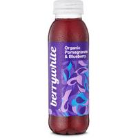 berrywhite natural organic still juice drink pomegranate blueberry 330 ...