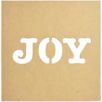 Beyond The Page MDF Joy Silhouette Wall Art Frame 344755