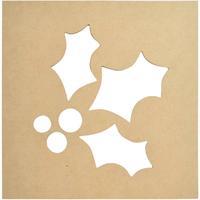 Beyond The Page MDF Holly Silhouette Wall Art Frame 344756