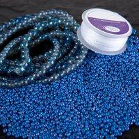 Bead Spider Aurora Crystal Netted Necklace and Bracelet Set 387608