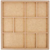 Beyond The Page MDF 9-Frame Photo Display 344332