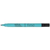 Berol Colour Fine Pens 0.6mm Line Width Black Pack of 12 Pens S0376300