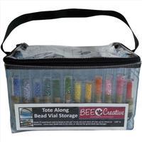 Bee Creative Tote Along Bead Vial Storage 344661