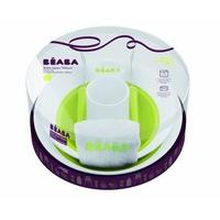 beaba ellipse dinner set green