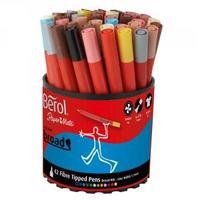 Berol Colourbroad Pen Assorted Water Based Ink Tub of 42 CBT S0375970
