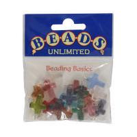 beads unlimited tiny glass crosses 20 g