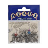 Beads Unlimited Antique Black Long Ballwire Fish Hooks 28 Pack