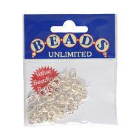 Beads Unlimited Small Silver Plated Bolt Rings 30 Pack