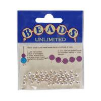 Beads Unlimited Midi Metal Rounds 5 mm Silver Plated