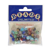 Beads Unlimited Round Millefiori Beads 8 mm 40 Pack