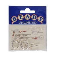 Beads Unlimited Silver Plated Midi Toggle Clasps 3 Pack