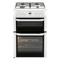 Beko BDVG694WP 60cm Double Oven Gas Cooker in White