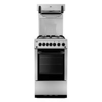 Beko BA52S 50cm Eye Level Grill Gas Cooker in Silver A Rated