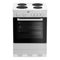 Beko ESS611W 60cm Electric Cooker in White Sealed Plate Hob
