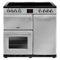 Belling 444444125 Farmhouse 90E 90cm Electric Range Cooker in Silver