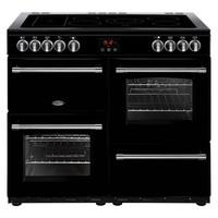 Belling 444444136 Farmhouse 100E 100cm Electric Range Cooker in Black