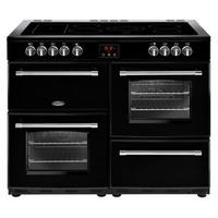 belling 444444148 farmhouse 110e 110cm electric range cooker in black