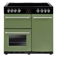 Belling 444444227 Farmhouse 90E CB 90cm Electric Range Cooker Soho Gre