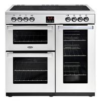 belling 444444072 cookcentre prof 90e 90cm electric range cooker in st