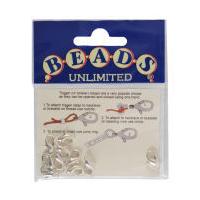 Beads Unlimited Silver Trigger Clasp 10 Pack