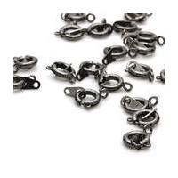Beads Unlimited Black Antique Bolt Rings 6mm 16 Pack