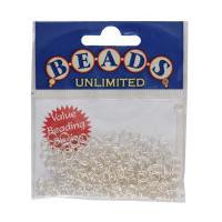 Beads Unlimited Silver Plated Jump Rings 5mm 350 Pack