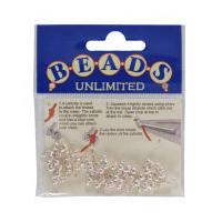 beads unlimited midi callottes silver plated