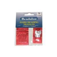 Beadalon Hard Beading Needles 14 Pieces