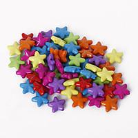 Beadia Assorted Color Acrylic Beads 11mm Star Shape Plastic Spacer Loose Beads(50g/approx 240pcs)
