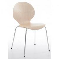 Beech Bentwood stackable cafe chair