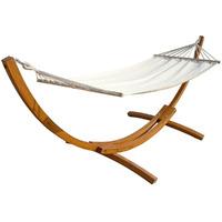 Bentley Canvas Hammock with Wooden Arc Stand