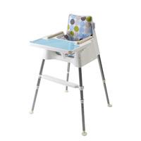Beaba Cube Multifunctional HighChair - Booster Seat and Armchair - White & Turquoise