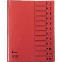 Bene 84800 A4 Tabbed Folder (Red) Bene