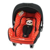 beone sp animal panda red car seat group 0 plus