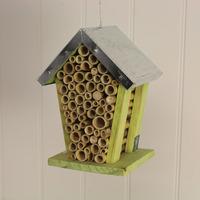 Bee House Nest with Zinc Roof by Fallen Fruits