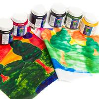 Berol Fabric Transfer Paints Set of 6 x 100ml Bottles
