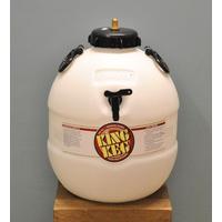 beer barrel with top tap by king keg