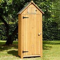 BEACH HUT TOOL SHED in Natural Finish