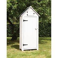BEACH HUT TOOL SHED in White