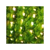 Beaded Beads. Lime. Pack of 10