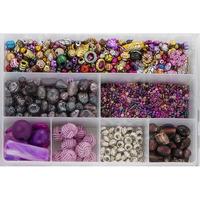 bead kits violet hues each